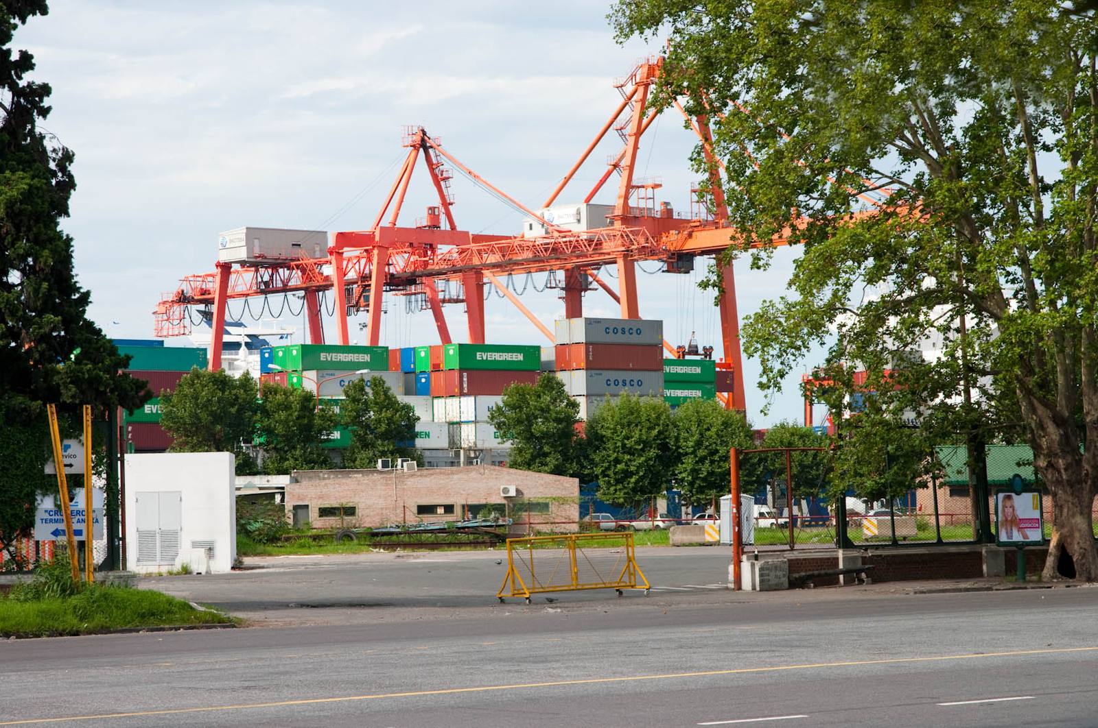 Port cranes
